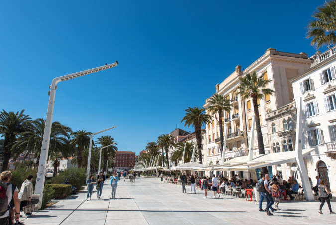 Exterior and surroundings, Dolce Vita Apartments in Diocletian's Palace, Split, Dalmatia, Croatia Split