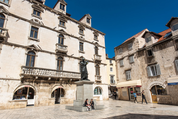 Exterior and surroundings, Dolce Vita Apartments in Diocletian's Palace, Split, Dalmatia, Croatia Split