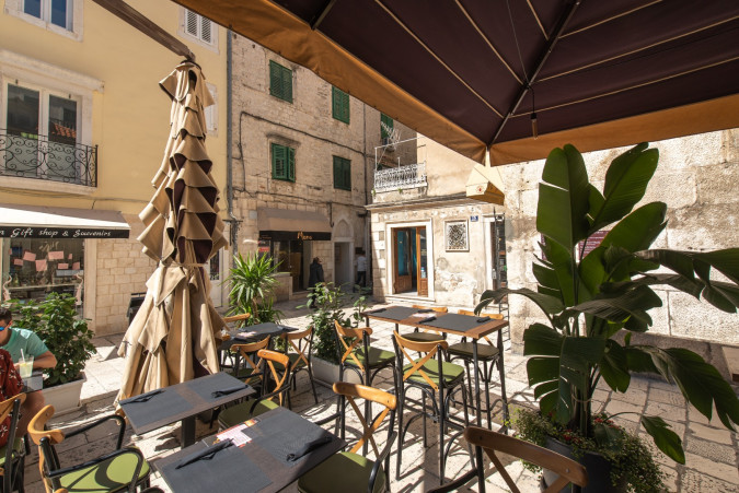 Exterior and surroundings, Dolce Vita Apartments in Diocletian's Palace, Split, Dalmatia, Croatia Split